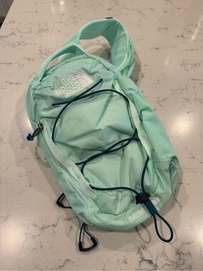 NWOT | The North Face Vibrant Mint Green Borealis Sling Bag